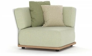 Atmosphera Угловое садовое кресло из ткани Switch Sc.pa