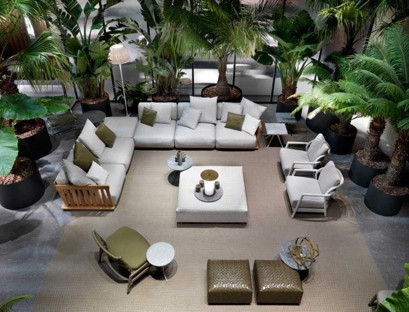 Flexform Модульный уличный диван со съемным чехлом из ткани sun-id-1468634 - Вид №6