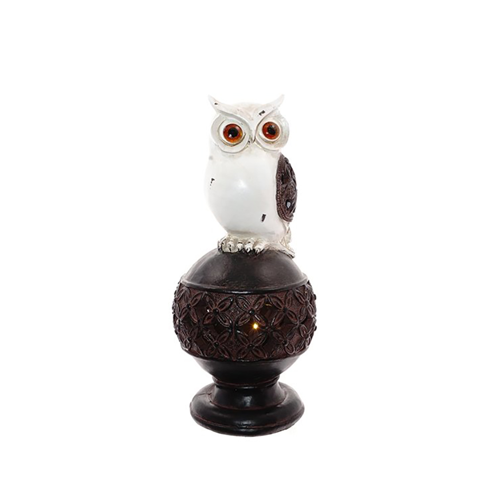 262473 Фигурка декоративная "Сова" с подсветкой №01 9 х 9 х 19.5 см Santreyd 