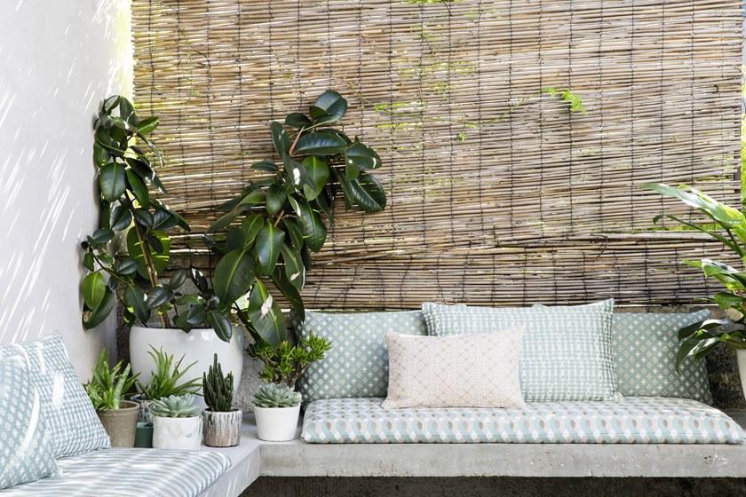 Élitis Моющаяся антибактериальная ткань с цветочными мотивами Farniente sun-id-1404127 - Вид №2