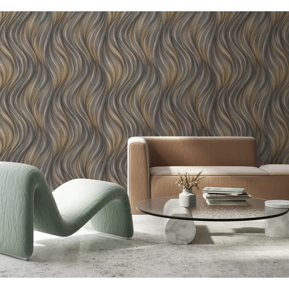 Обои флизелиновые Артекс Эфес темно-серые 1.06 м 10692-05 STLM-2025585 - Вид №2