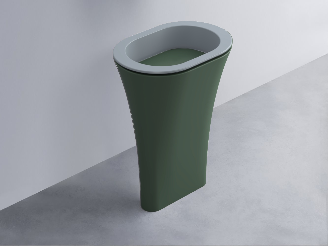 AMLA65-BR+AMPILO-MU+AMCOLO-MU Раковина Amedeo Ovale отдельностоящая cielo Enjoy + Amedeo Ceramica Cielo