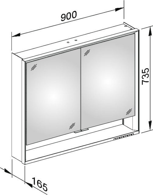 14303171301 Зеркальный шкаф KEUCO Royal Lumos - Вид №3