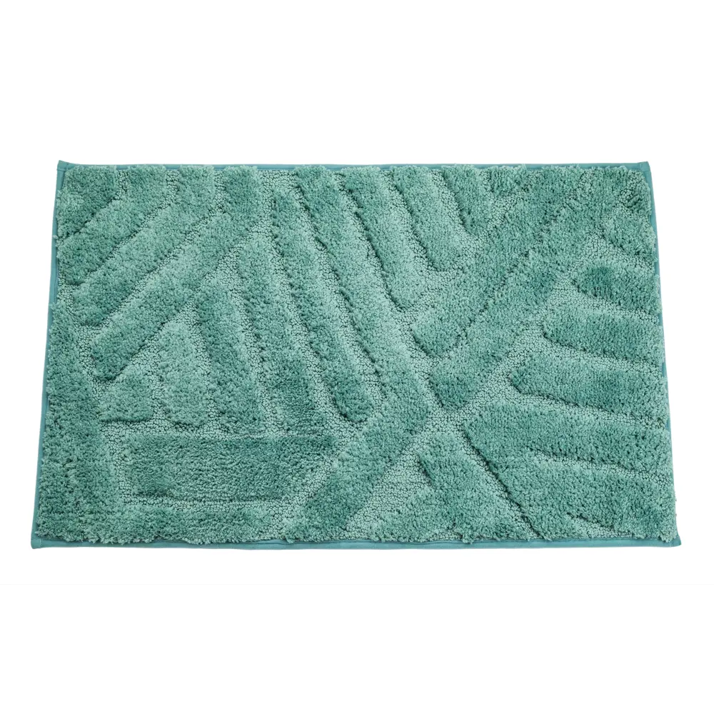Коврик для ванной SWENSA Noor - бирюзовый комфорт 50×80 см 89379356 STLM-1472352