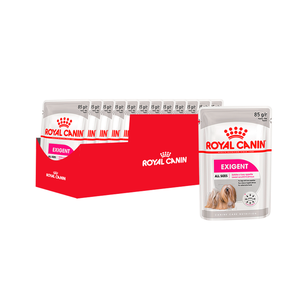 ПР0049777*12 Корм для собак Exigent Care для привередливых паштет пауч 85г (упаковка - 12 шт) ROYAL CANIN 