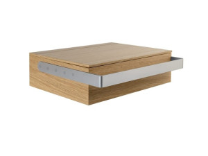 Деревянный подвесной шкаф для ванной комнаты