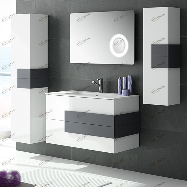 КОМПЛЕКТ МЕБЕЛИ CRONOS 80 СМ WHITE/MATT ANTHRACITE SALGAR 21785