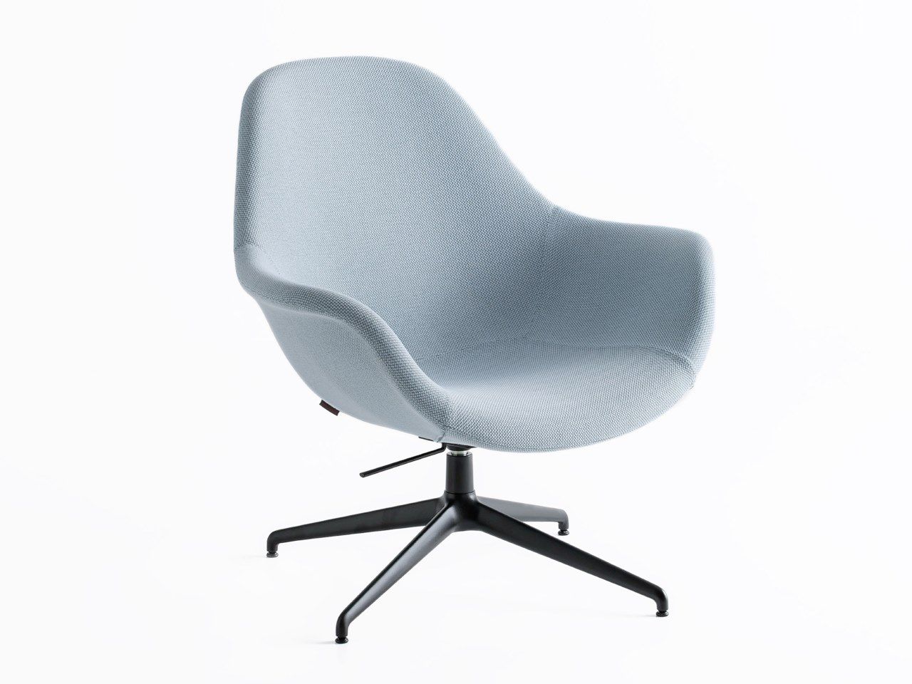 Тканевое вращающееся кресло с подлокотниками Crassevig Pola ARCH-00046960