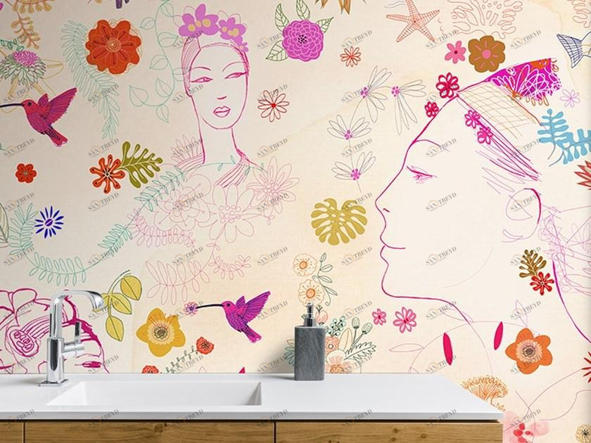 Wallpepper Group Экологические моющиеся обои без пвх Online selection sun-id-1350584