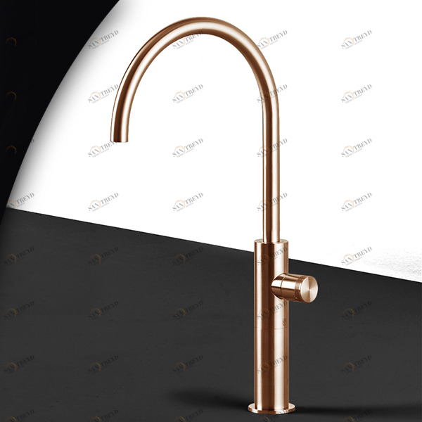 Смеситель для раковины HIRO HIR4R розовое золото Radomonte