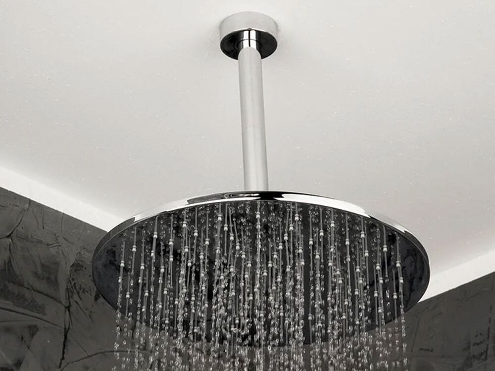 Круглая потолочная душевая головка из нержавеющей стали с кронштейном Fontana Showers Luxe Fontaine ARCH-00127337