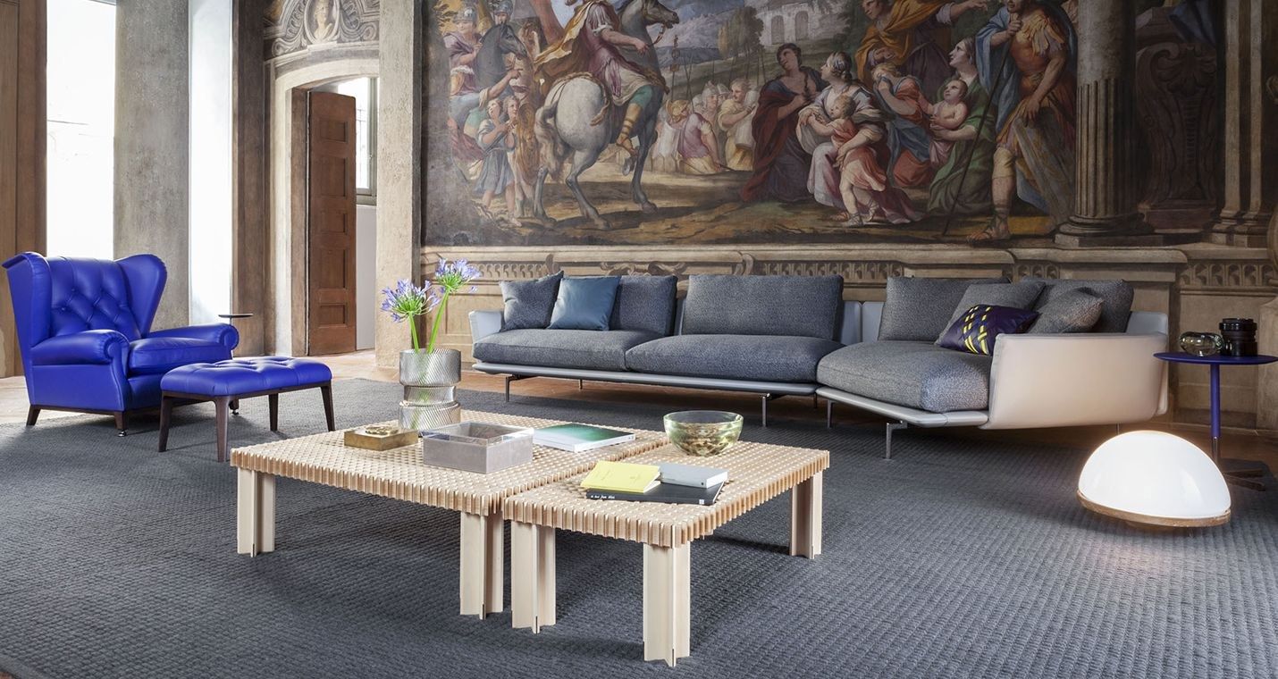 Квадратный журнальный столик из массива дерева Poltrona Frau коллекция-столы и стулья ARCH-00119806 - Вид №6