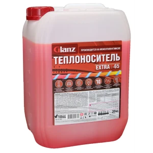 Теплоноситель Glanz Extra GL-400 -65°C 10 кг этиленгликоль концентрат 85117065 STLM-2128286