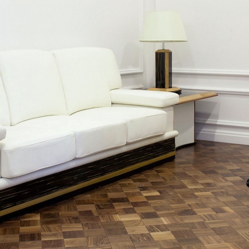 Модульный паркет Marco Ferutti Vario Vario Орех американский Натур (Гладкая) 450х450 мм 2600600055 - Вид №1