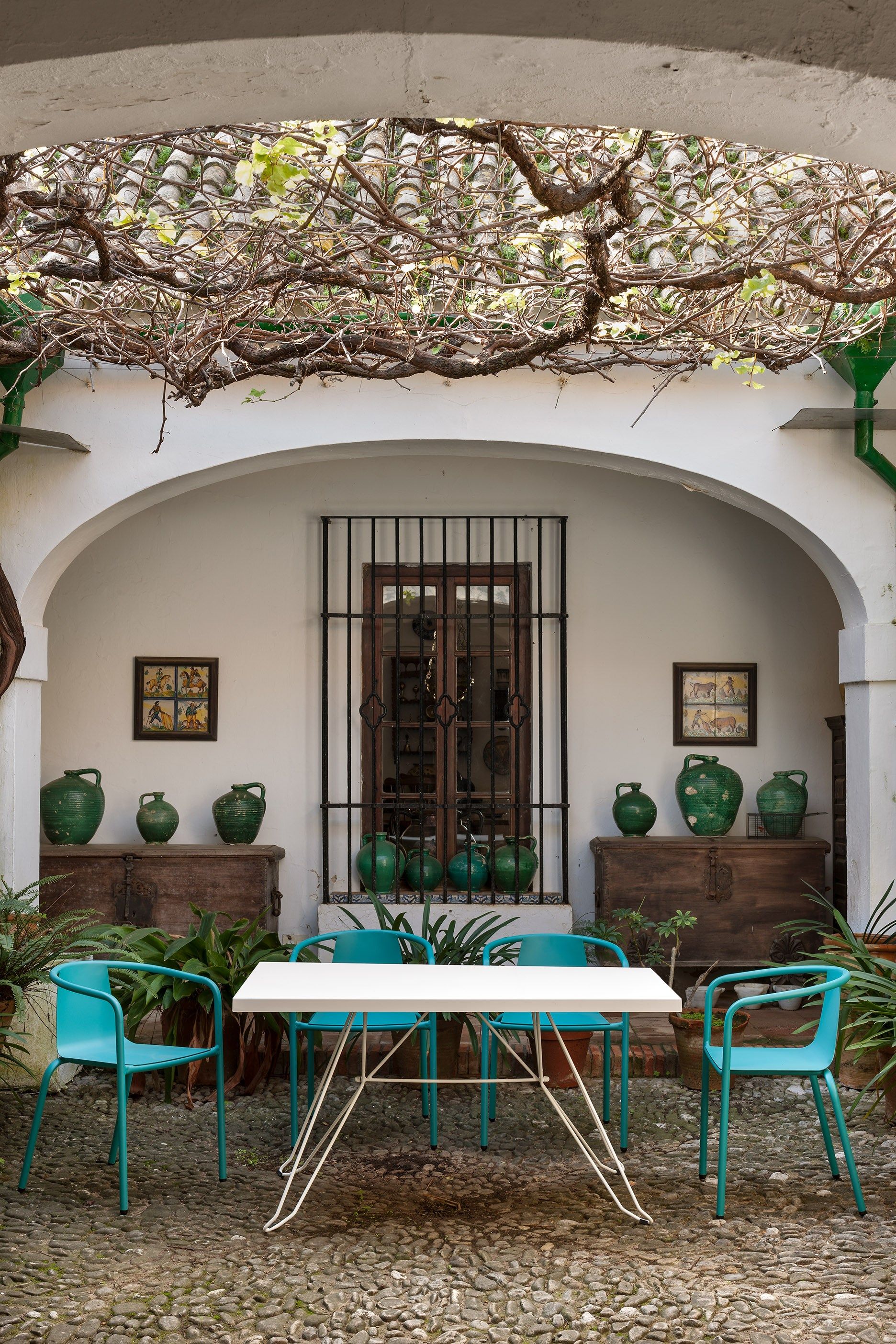 Алюминиевый штабелируемый стул с подлокотниками iSimar Cadiz ARCH-00044152 - Вид №5