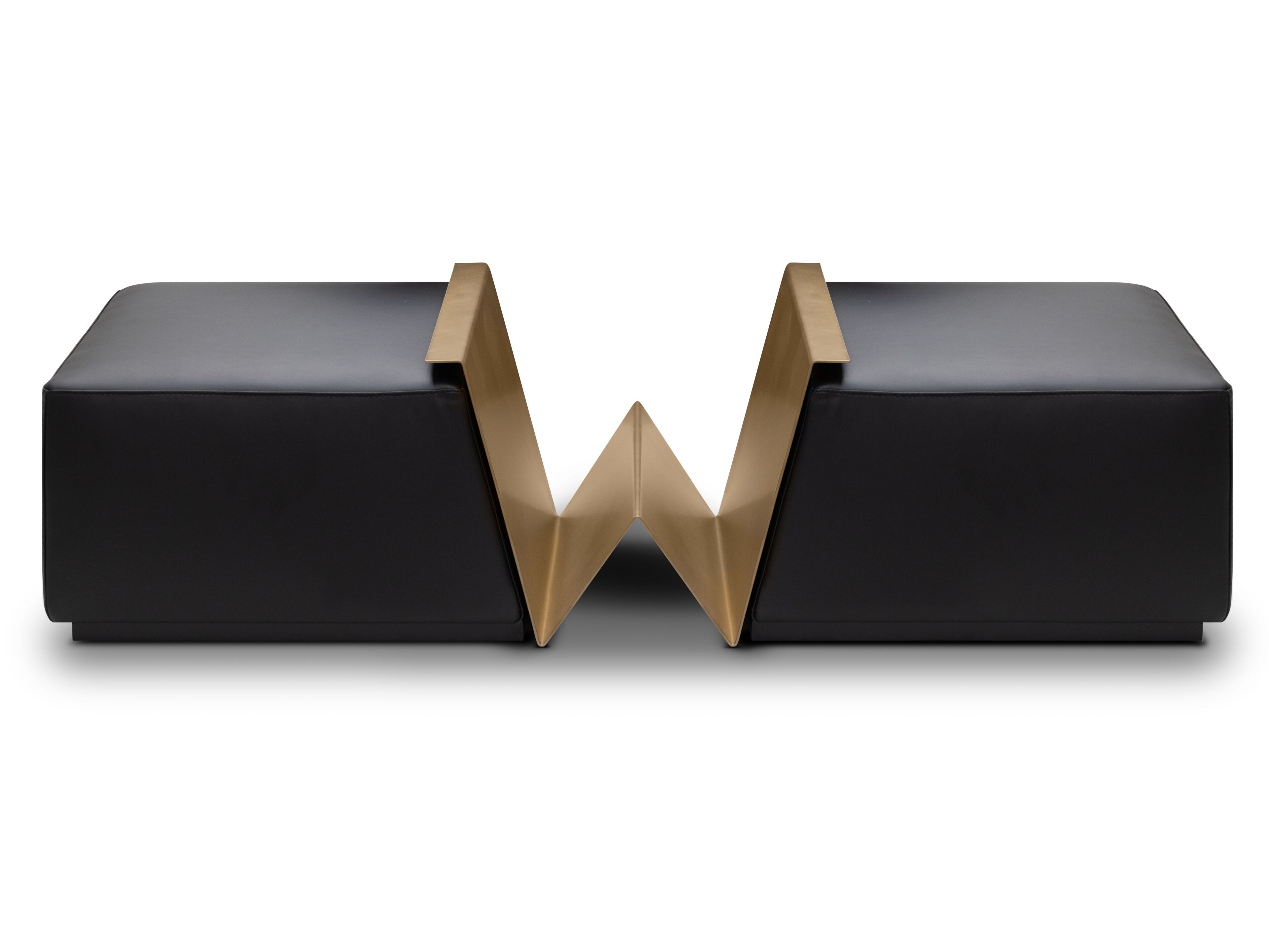 Кожаный пуфик с журнальной стойкой Wayne Enterprises Home Collection WE-158 ARCH-00124735