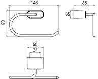 Emco Bad Держатель металлического рулона Logo2 sun-id-1368977 - Вид №1