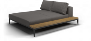 Grid Chill Chaise Unit  Gloster Сидение Grid