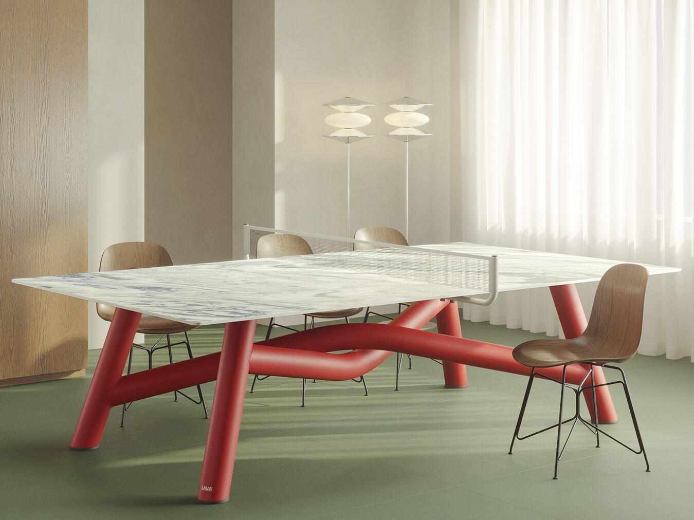 Стол для настольного тенниса из керамогранита и алюминия LAVA GAE ARCH-00043843