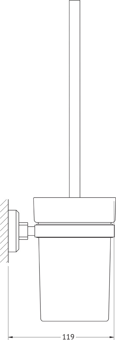 9929A Держатель с туалетным ершом ARTWELLE Hagel - Вид №1
