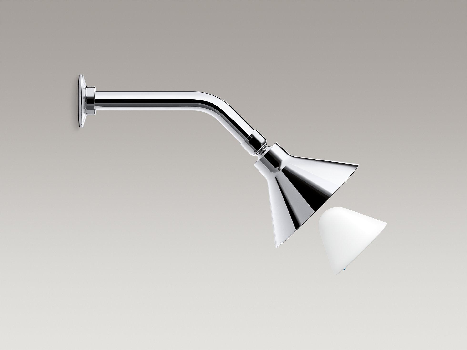 KOHLER Однофункциональная насадка для душа Moxie 2,0 галлонов в минуту с беспроводным динамиком K-9245-E-CP  - Вид №7