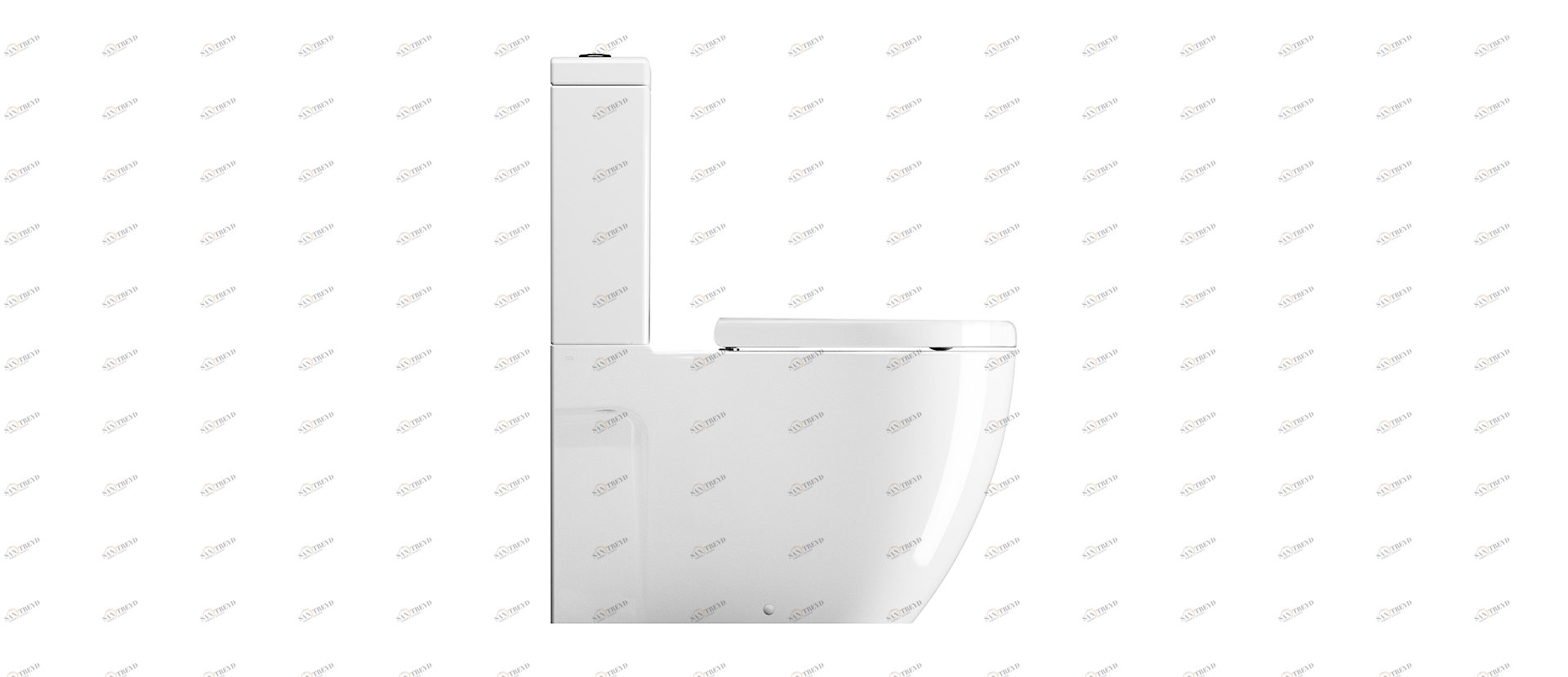 881711 Компакт унитаз с бачком Белый GSI ceramica Pura Италия