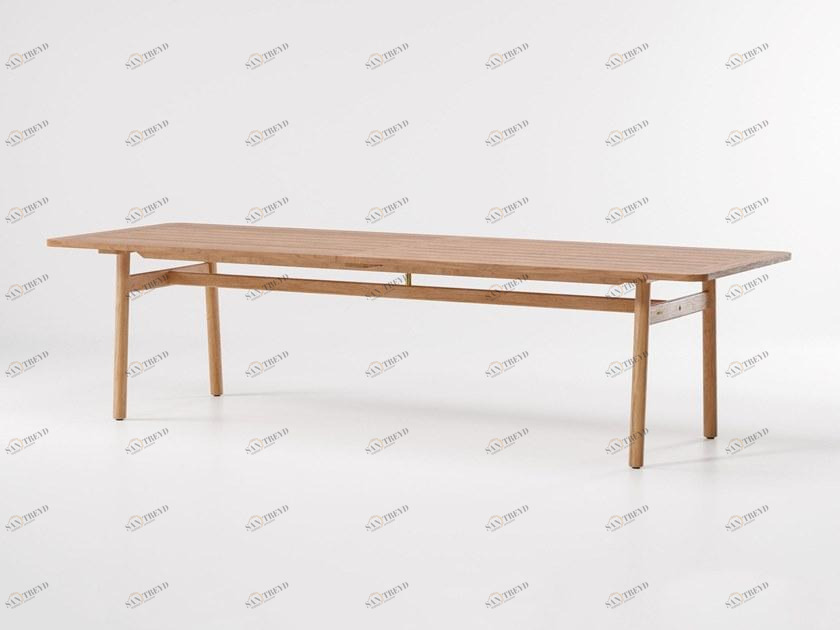 Kettal Прямоугольный садовый стол из тика Riva #26712