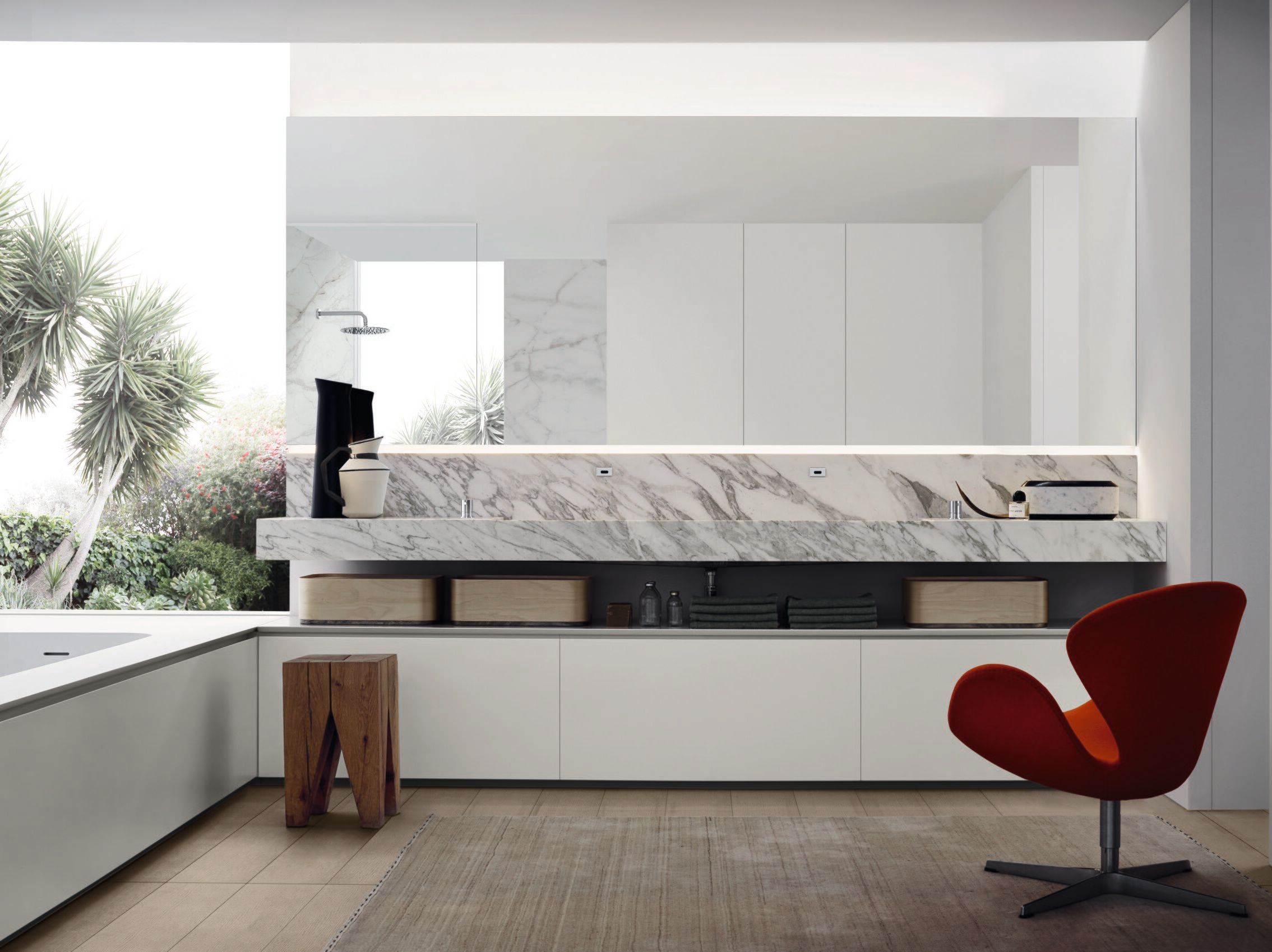 Полная мебель для ванной комнаты Noorth чистый ARCH-00095742