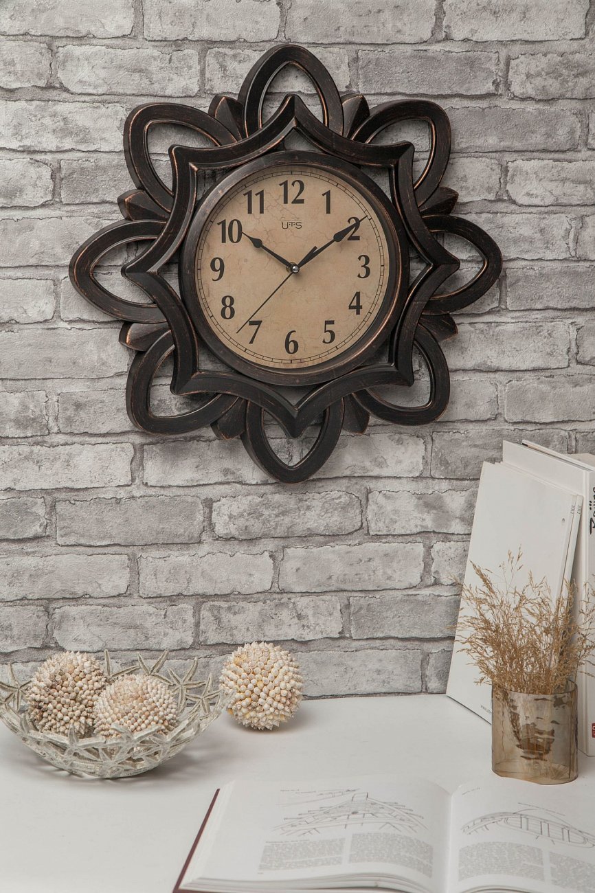 Часы настенные темно-коричневые Tomas Stern 9057 TOMAS STERN  00-3872790 Коричневый  - Вид №1