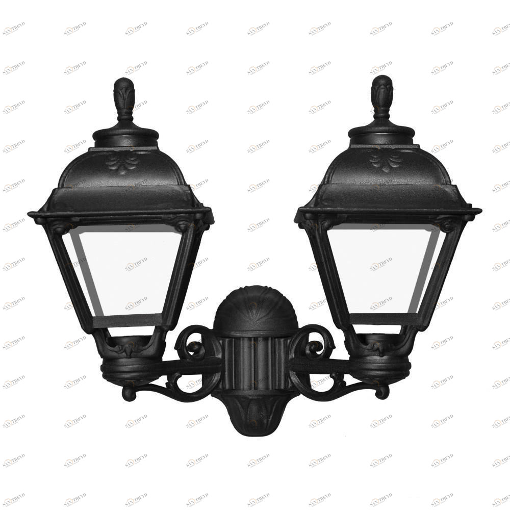 Уличный настенный светильник Fumagalli Porpora/Cefa U23.141.000.AXF1R FUMAGALLI ПОД СТАРИНУ, ФОНАРЬ 272150 Черный 