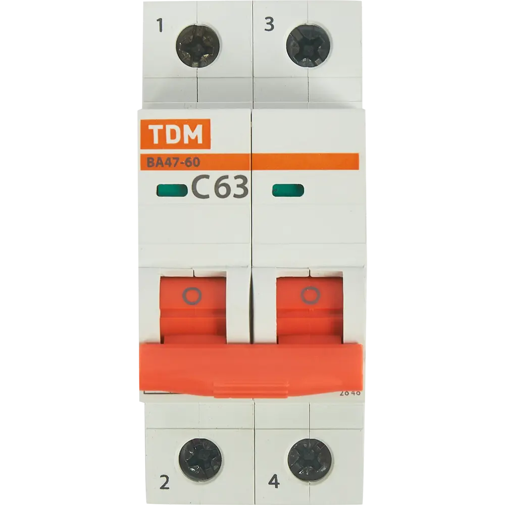 Автоматический выключатель TDM Electric ВА47-60 2P C63 А 6 кА SQ0223-0099 84399464 STLM-2048588  - Вид №1