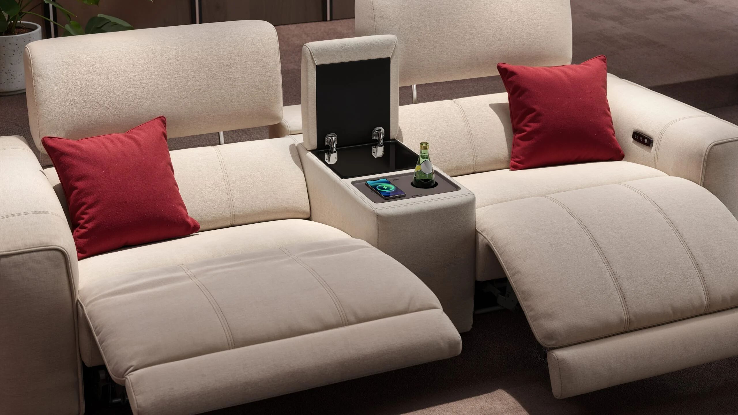 2 местный домашний кинотеатр ткань диван Sofanella Nanto Kino ARCH-00031874 - Вид №2