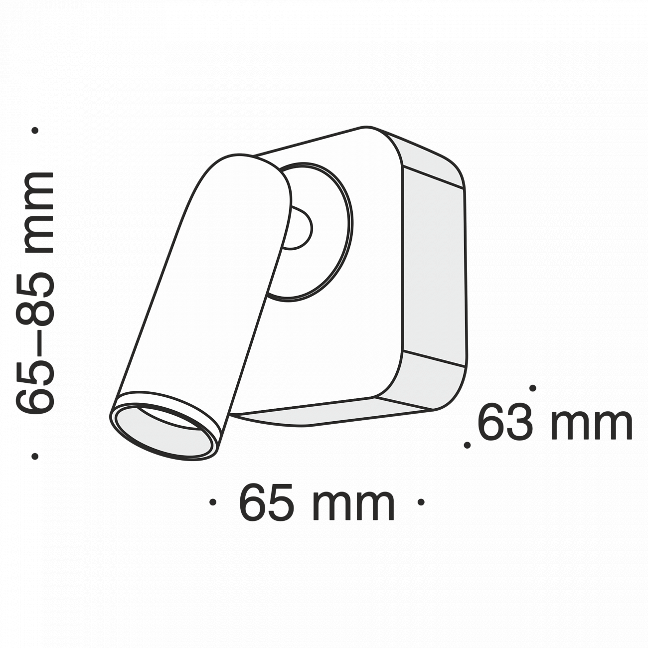 Бра настенное черное Mirax C039 TECHNICAL CEILING & WALL 00-3957386 Черный  - Вид №1