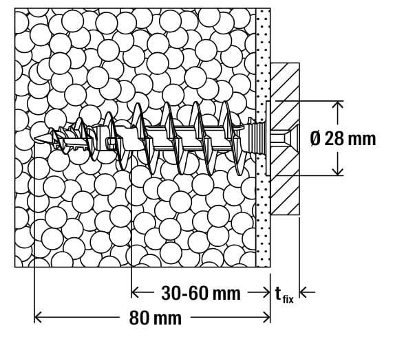 Пластиковый дюбель FISCHER FISCHER FID II PLUS ARCH-00112725 - Вид №10