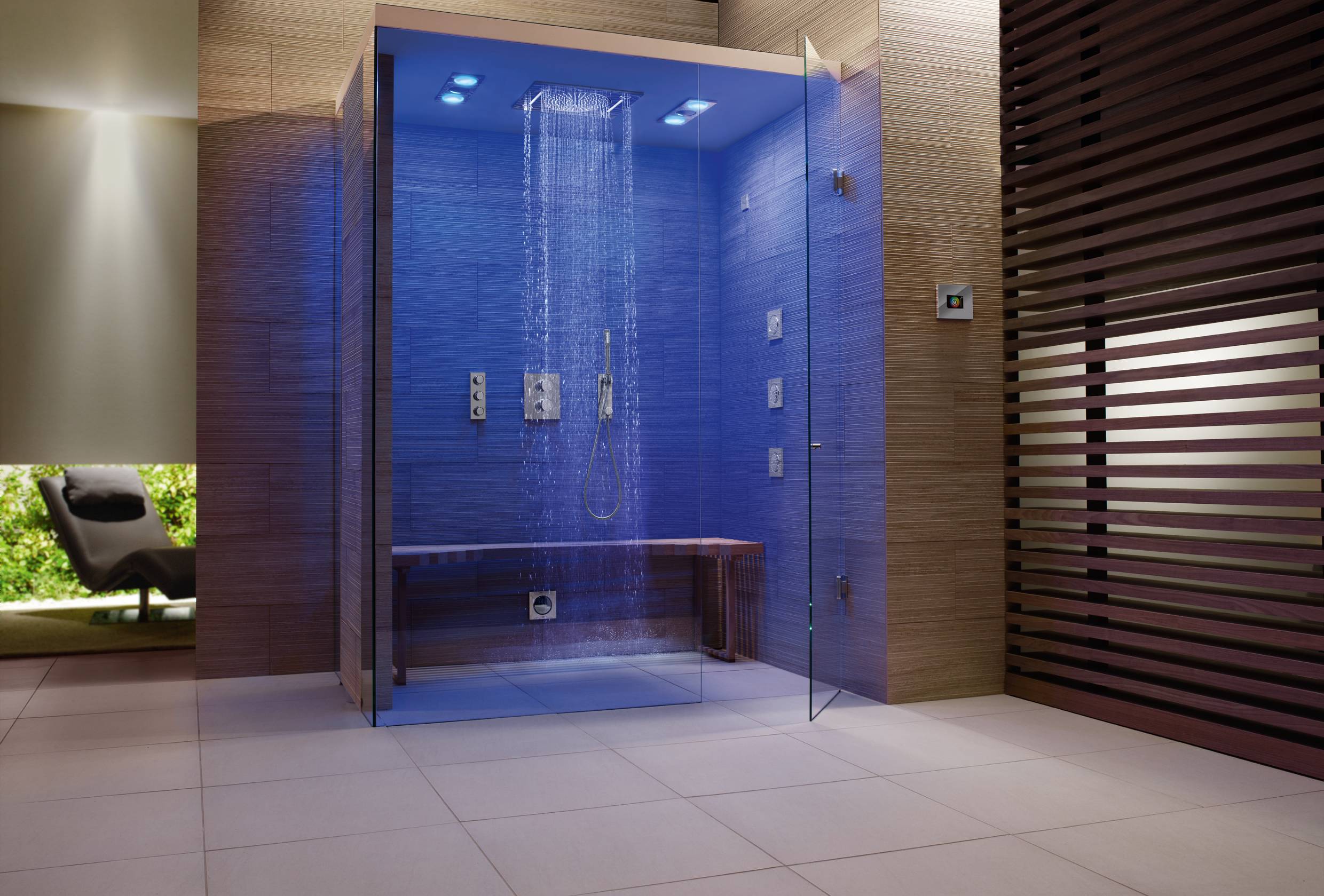 Внешняя часть вентиля GROHE Grohtherm F, 3 выхода, хром (27625000) - Вид №3