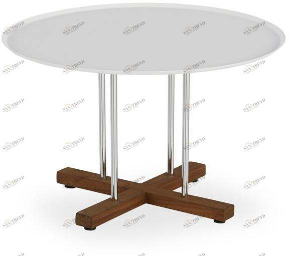 B&T Design Круглый лакированный журнальный столик sun-id-1442864