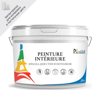 Краска интерьерная Paritet цвет белый 10 л