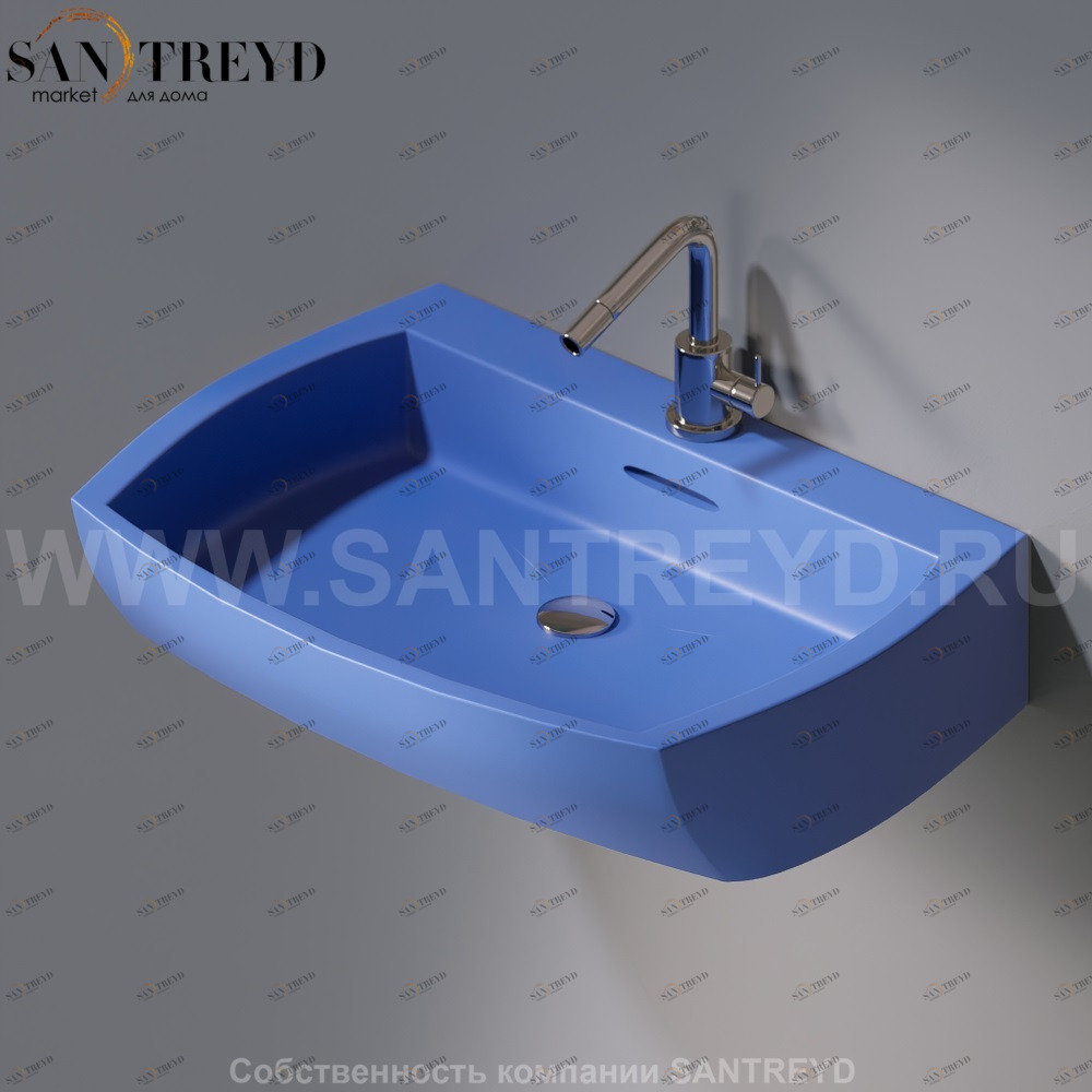 L283.140 Подвесная раковина настенная овальная A. e T. Italia SQUARE AeT ITALIA