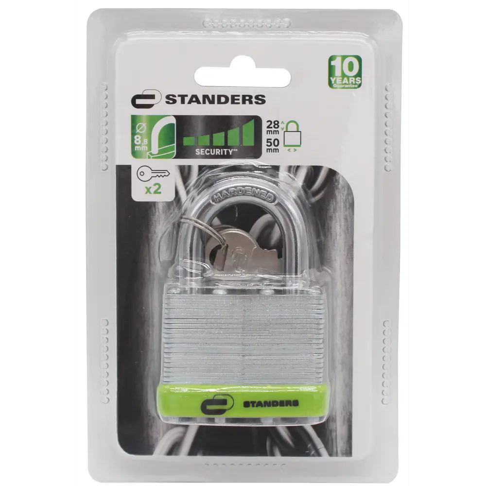 Навесной замок Standers с защитой от влаги и автоматической блокировкой 82247282 STLM-0023044 - Вид №2