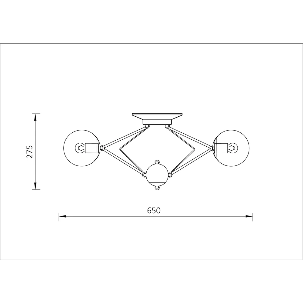 Люстра «Galaxy» 596/3PL 3хЕ27х60 Вт цвет античная бронза Escada STLM-2006261 - Вид №8