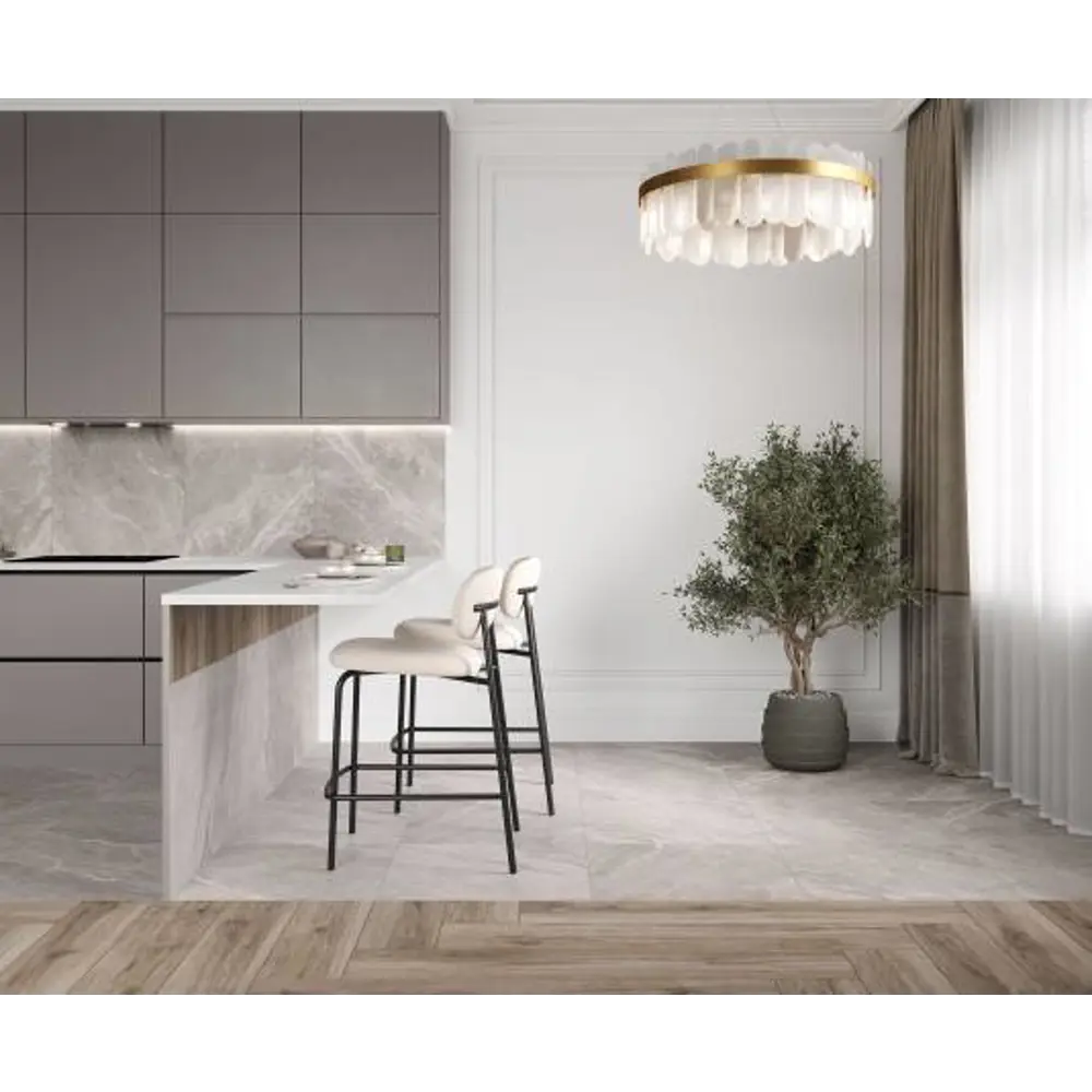 Керамогранит Laparet Crystal 60x60 см 1.44 м² лаппатированный цвет серый 87020939 STLM-2032032 Crystal Grey - Вид №2