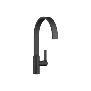 МЕМ Смеситель однорычажный - матовый черный