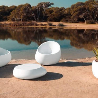 002225 Кашпо Vondom Stones