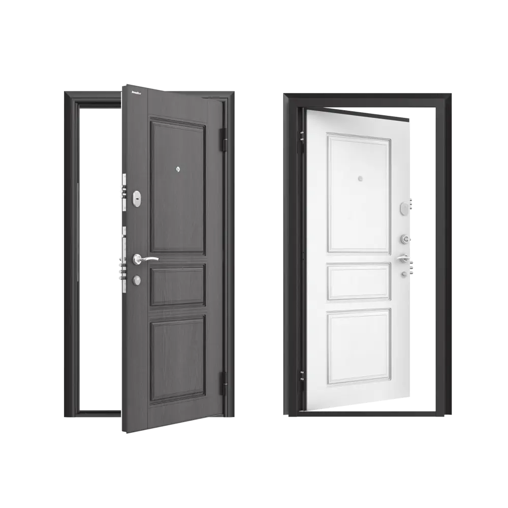 Дверь входная металлическая Премиум New 98x205 см правая роял вуд белый 85186904 STLM-2153305 DOORHAN  - Вид №1