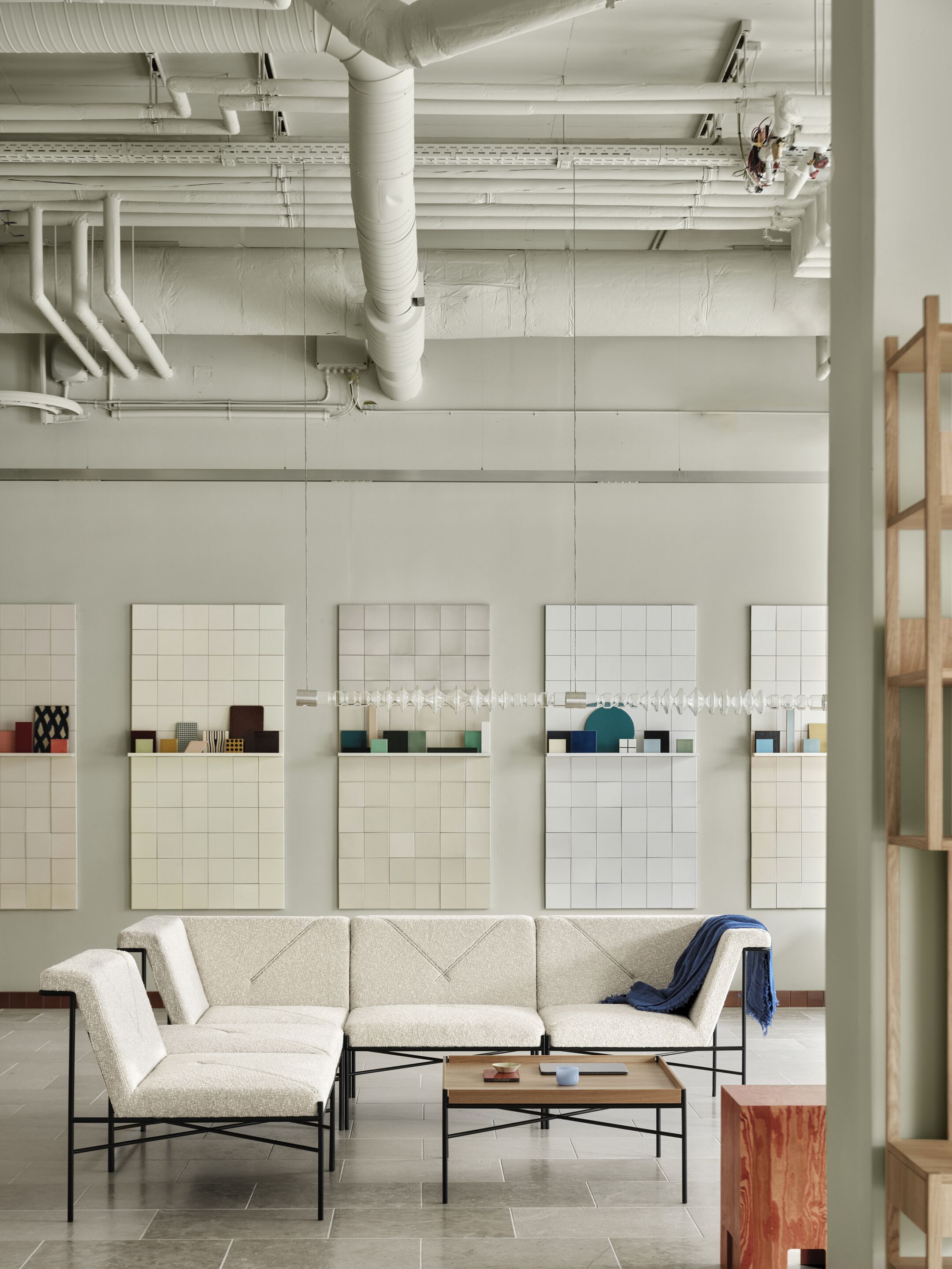 Деревянный квадратный журнальный столик Bla Station Unit ARCH-00087145 - Вид №2