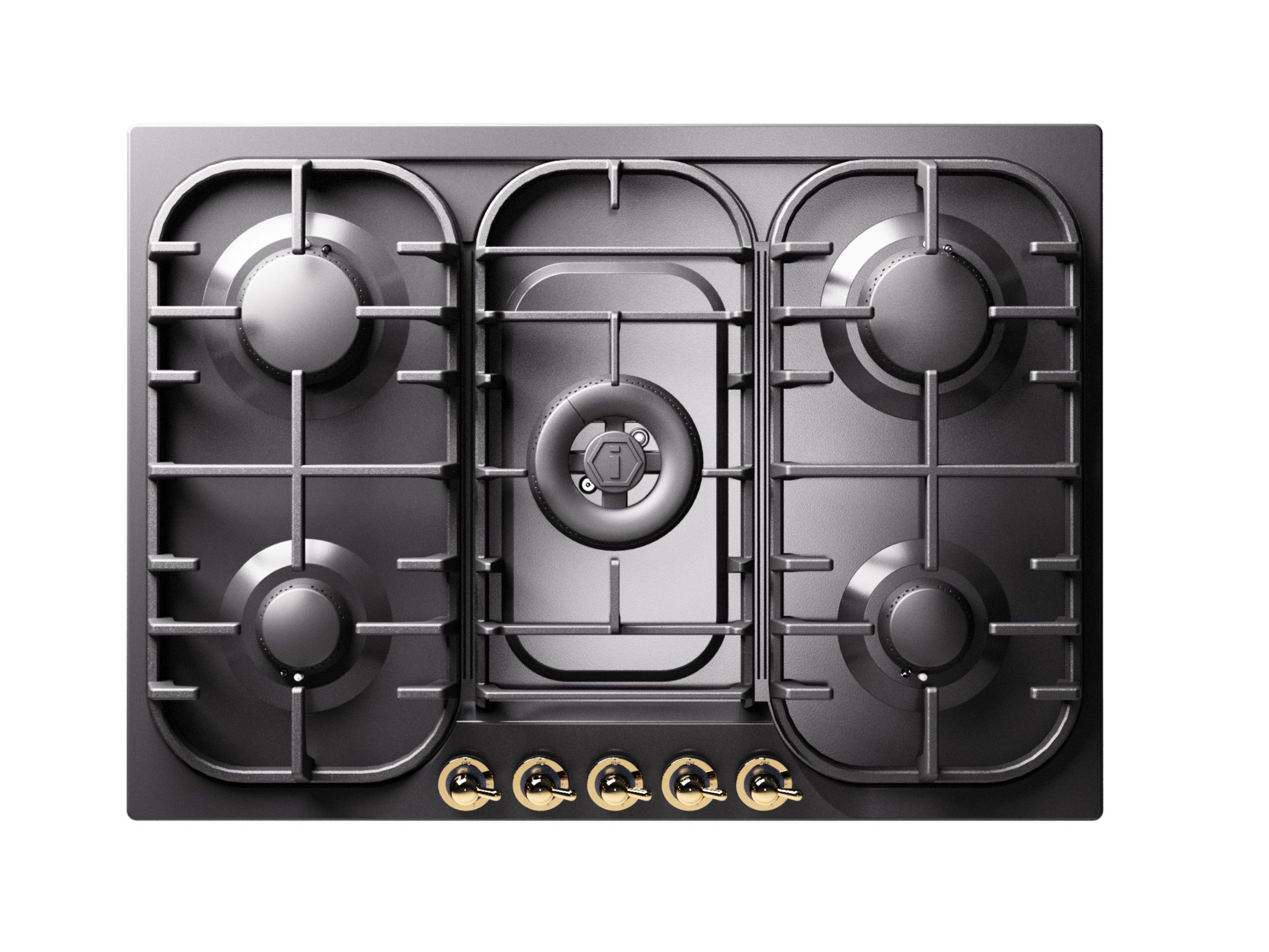 Встраиваемая газовая плита из нержавеющей стали Ilve Nostalgie ARCH-00128022