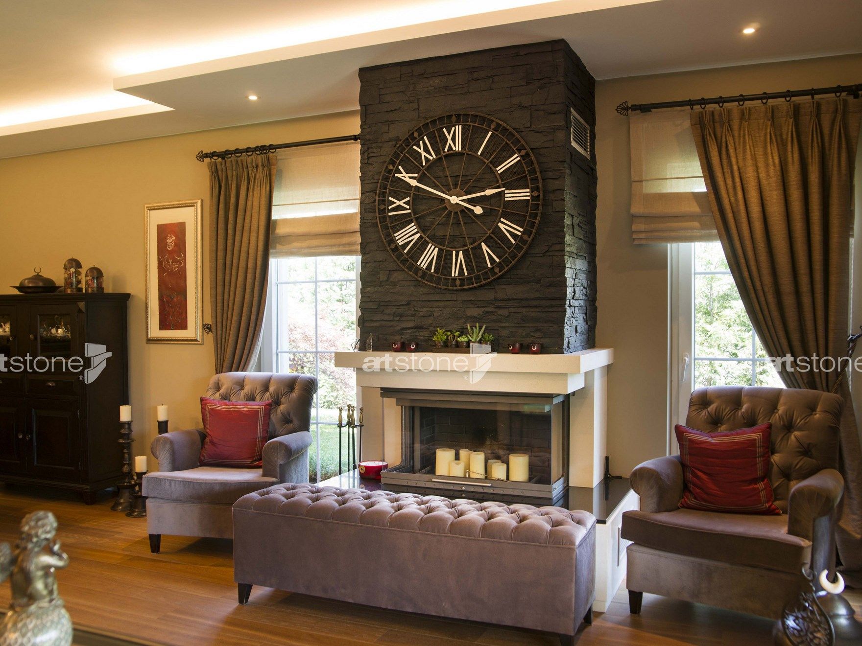 Панель с трехмерными эффектами из стекловолокна для внутреннего / наружного эффекта камня Artstone Panel Systems LASCAS ARCH-00131276 - Вид №6