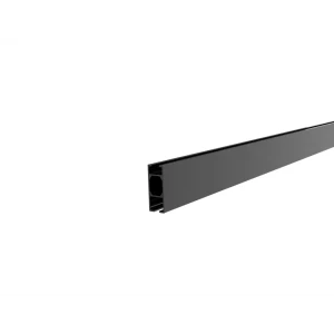 Профиль для карниза Хайтек 240 см алюминий цвет черный