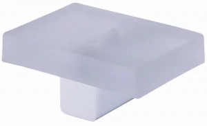 JUSTIME Настенная мыльница из матового стекла Mark 6909-20-80cp