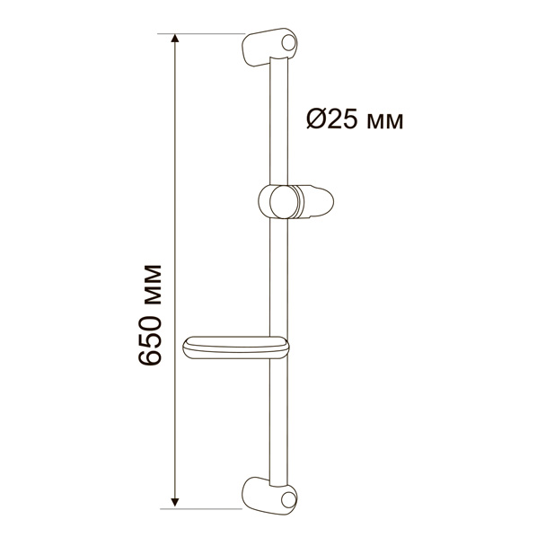 AGD 24.1205 B  Душевая стойка  ARGO kran agd241205b - Вид №1